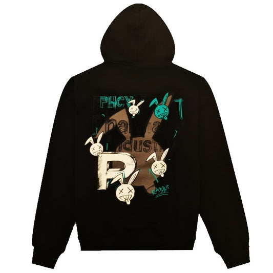 Pharmacy Industry Multi Rabbit Hoodie Uomo