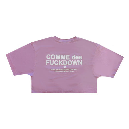 Comme Des Fuckdown Crop T-Shirt Donna