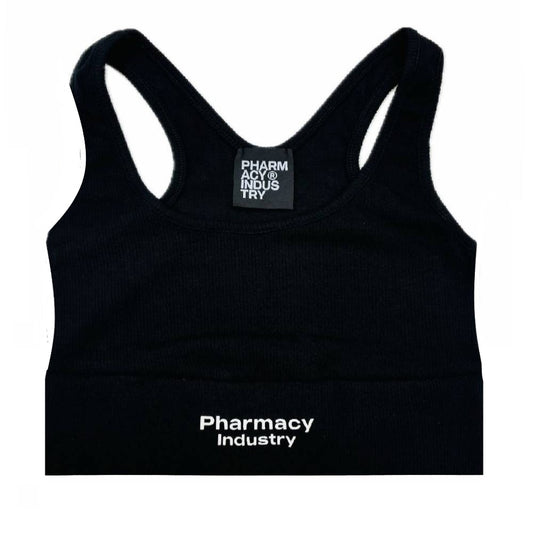 Pharmacy Industry Crop Top Basic Logo