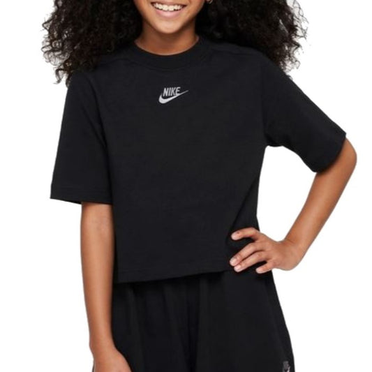 Nike T-shirt Crop Logo Junior