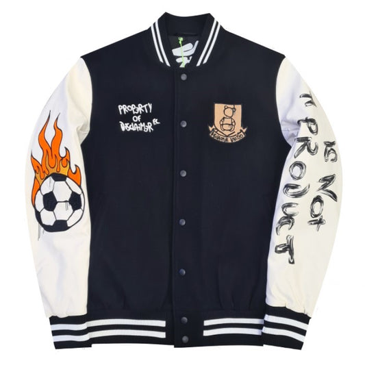 Disclaimer Fire Basket College Jacket Uomo