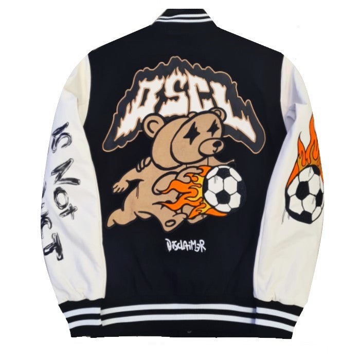 Disclaimer Fire Basket College Jacket Uomo