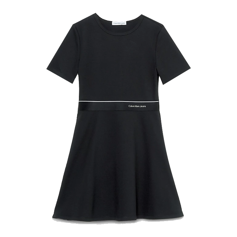 Calvin Klein Jeans Punto Logo Tape SS Dress