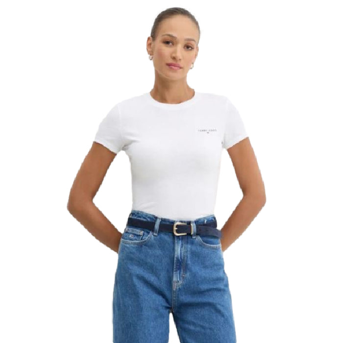 Tommy Jeans Slim T-Shirt Logo Donna