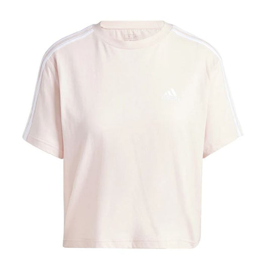 Adidas T-shirt Crop 3 Stripes Donna