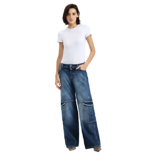 Please Jeans Cargo Wide Leg