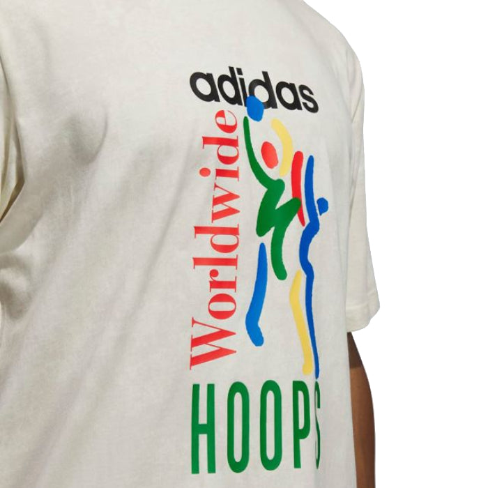 Adidas T-shirt Aop Ivory