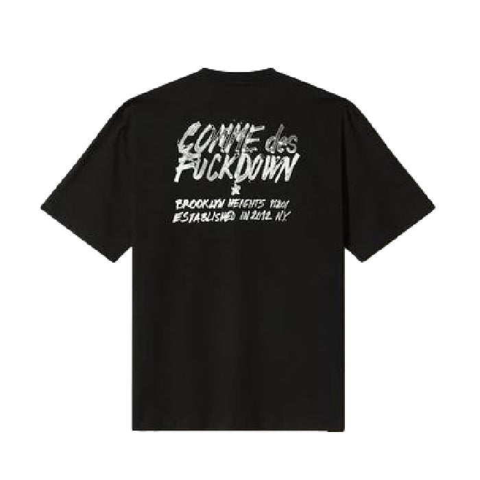 Comme Des Fuckdown T-shirt In Jersey Logo