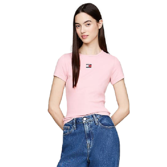 Tommy Jeans Slim T-Shirt Logo Donna