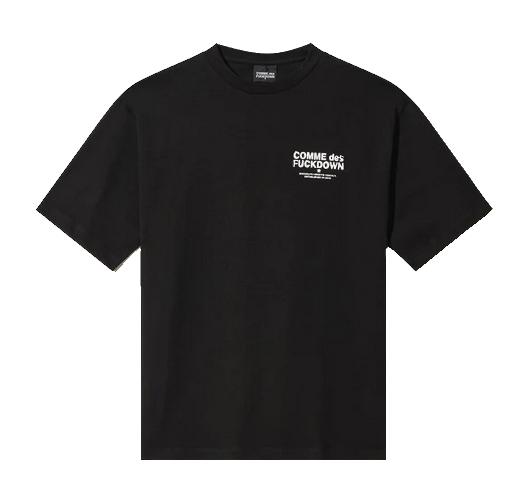 Comme Des Fuckdown T-Shirt Logo Lavata