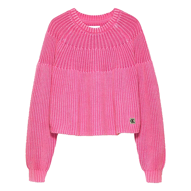 Calvin Klein Jeans Bleached Sweater Junior