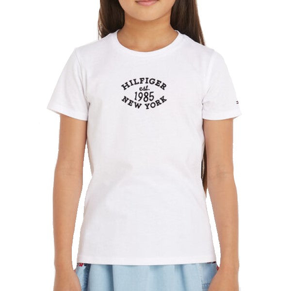 Tommy Jeans Monotype Flock T-Shirt Junior