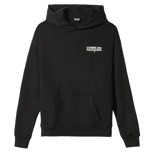 Comme Des Fuckdown Mini Logo Hoodie Uomo