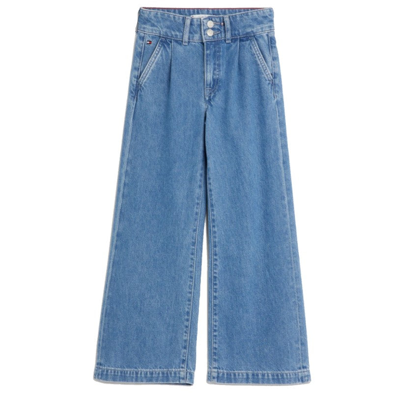 Tommy Jeans Wide Pleated Jeans Junior