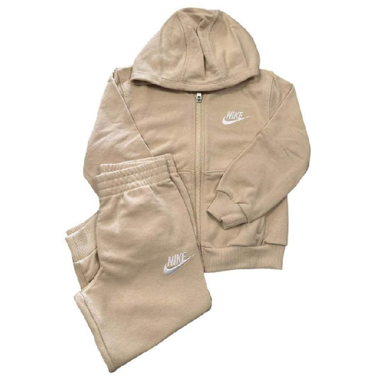 Nike Tuta Completa Zip Sabbia Kids