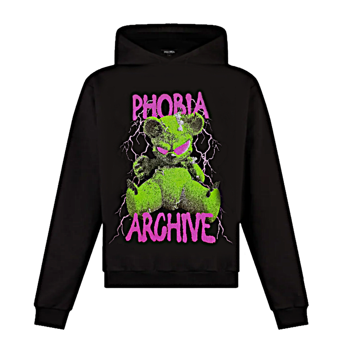 Phobia Archive Angry Bear Hoodie Junior