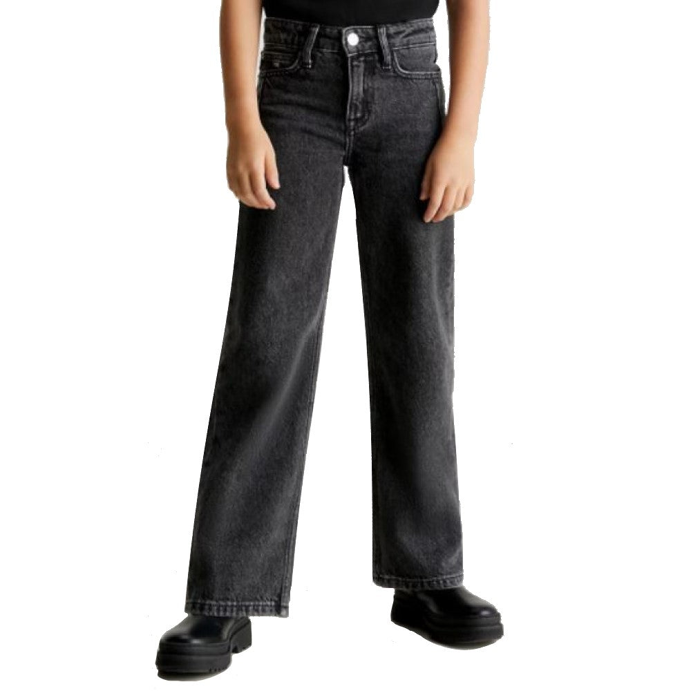 Calvin Klein Jeans High Rise Wide Leg Junior