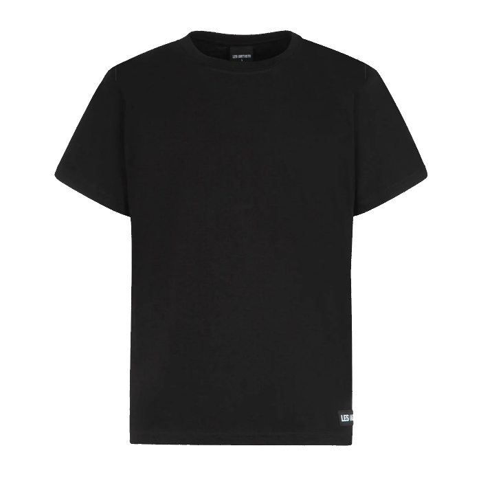 Les (Art)ist Logo Classic Flock T-Shirt Uomo