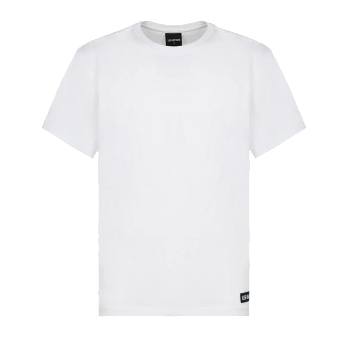 Les (Art)ist Logo Classic Flock T-Shirt Uomo