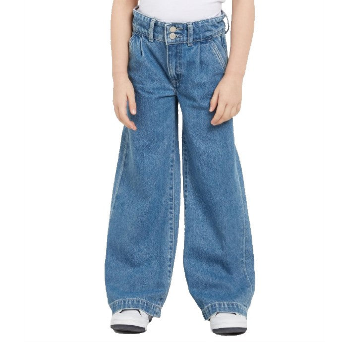 Tommy Jeans Wide Pleated Jeans Junior