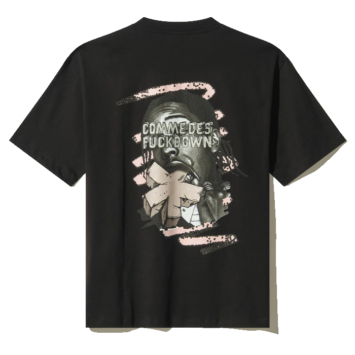 Comme Des Fuckdown Retro Logo T-Shirt Uomo