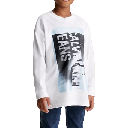 Calvin Klein Junior Photograph LS T-Shirt Junior