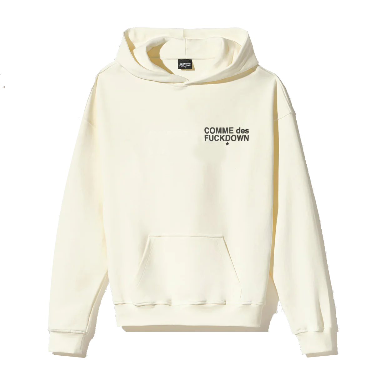 Comme Des Fuckdown Retro Logo Hoodie Uomo