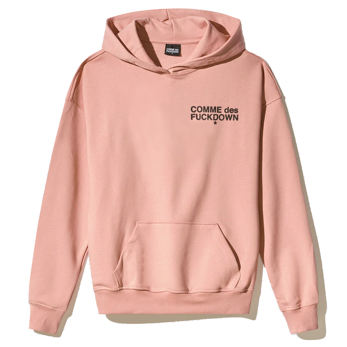 Comme Des Fuckdown Mini Logo Hoodie Uomo